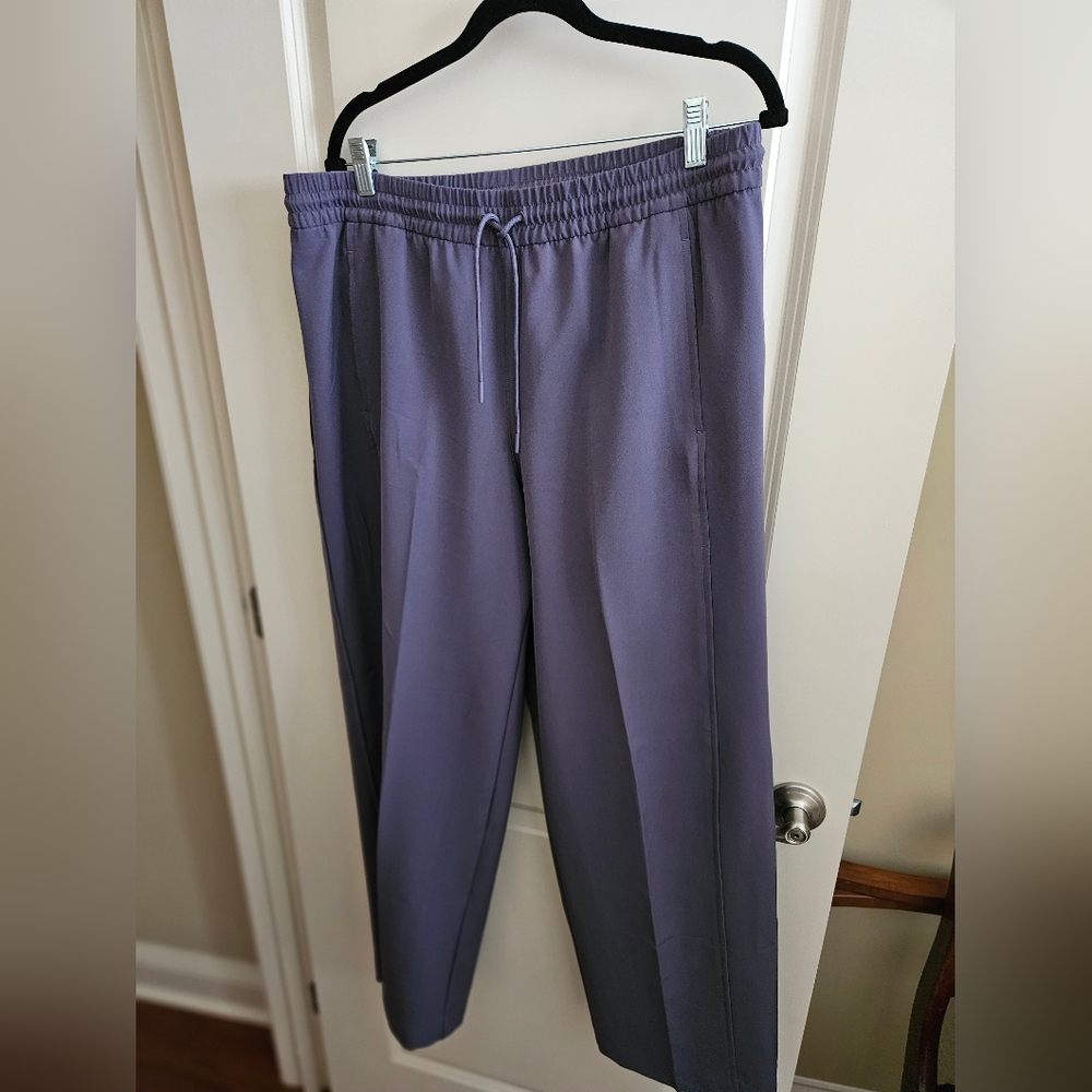 Athleta Women's Stride High Rise Relaxed Pant Size Large Purple